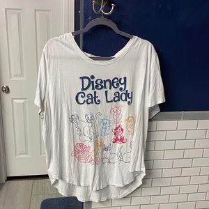 Disney Parks Cat Lady Tee 2X Official Aristocats